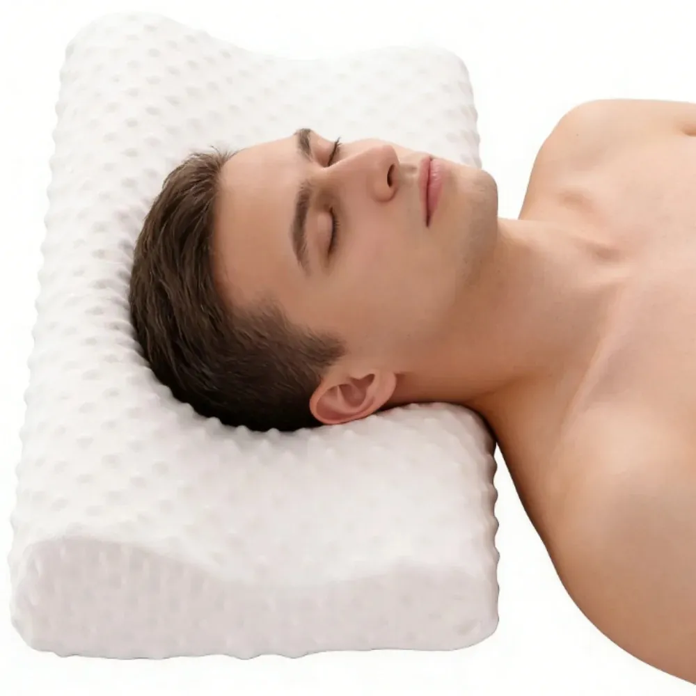 Oreiller ergonomique pour dormir sur le côté : en situation