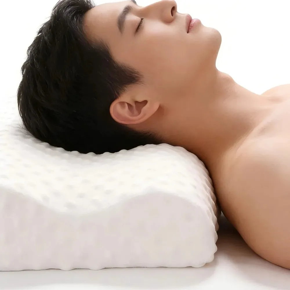 Oreiller ergonomique pour dormir sur le côté : en situation