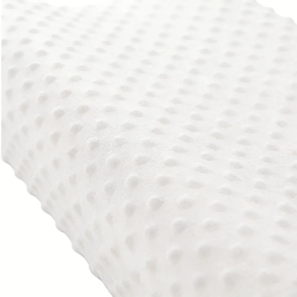 Oreiller ergonomique pour dormir sur le côté : housse en maille à picots
